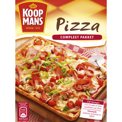 Koopmans Mix voor pizzabodem compleet