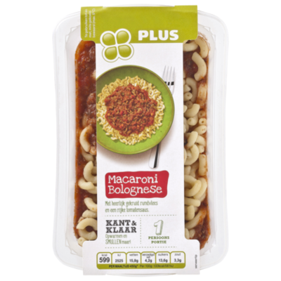 Huismerk Macaroni bolognese