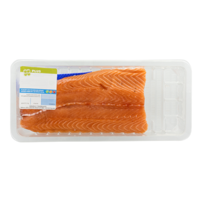 Huismerk Zalmfilet op Huid