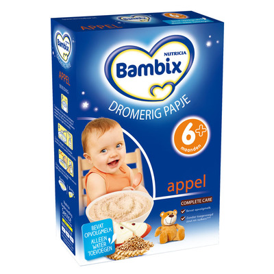 Bambix Dromerig ontbijtpapje appel 6 m+
