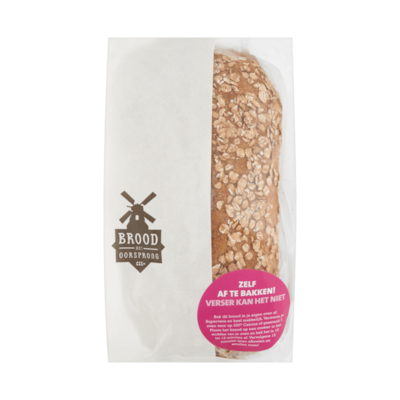 Huismerk Oerbrood Volkoren Zelf Thuis Afbakken