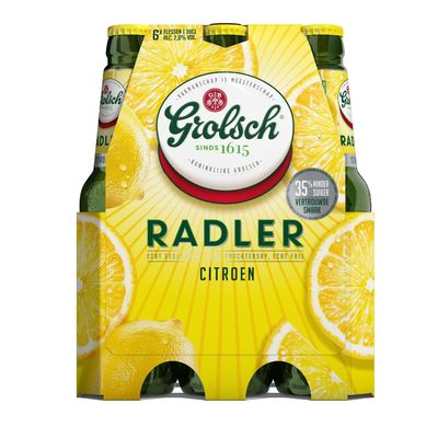 Grolsch Radler Citroen Bier Fles 6 X 30 Cl