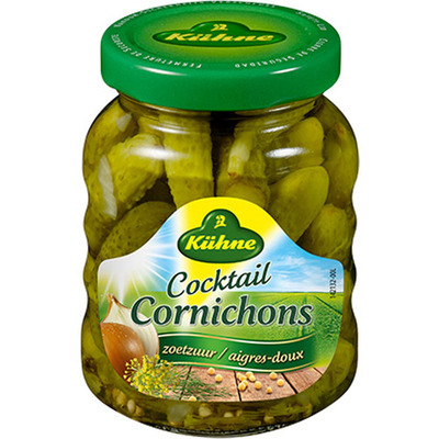 Kuhne Cocktail cornichons zoetzuur