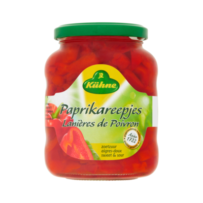 Kühne Paprikareepjes Zoetzuur