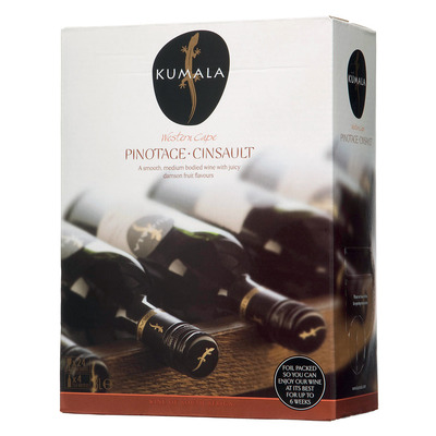 Kumala Pinotage Cinsault bag in box