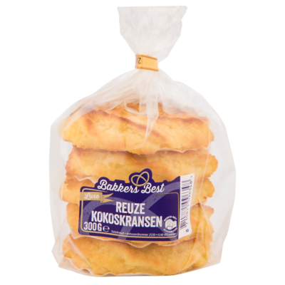 Bakkers Best Reuze kokoskransen 5 stuks
