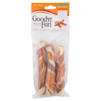 Healthy Hide Good 'n' fun kauwstaafjes rund/varken/kip