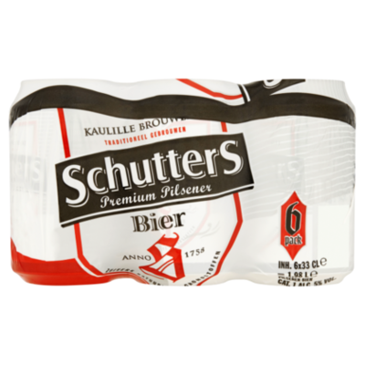 Schutters Pils blik