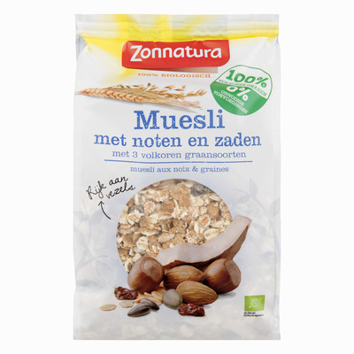 Zonnatura Muesli met noten en zaden