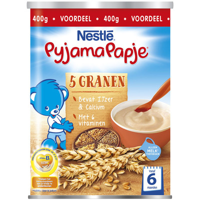 Nestlé Pyjamapapje 5 granen 6 maanden