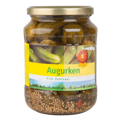 Huismerk Augurken fijn zoetzuur