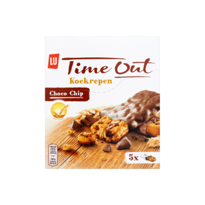 LU Time Out Koek Repen Choco Chip 5 Koekjes
