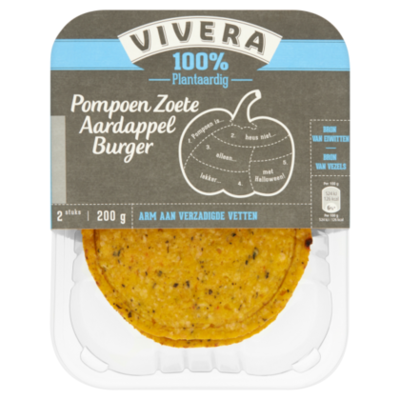Vivera Pompoen aardappel burger