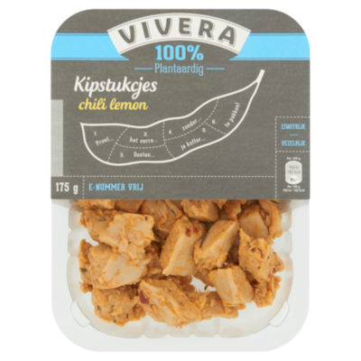 Vivera Plantaardige kipstukcjes chili lemon