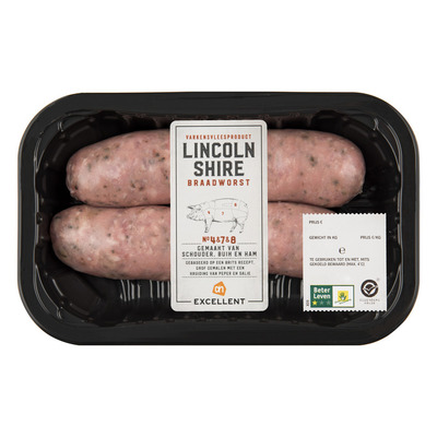 AH Excellent Lincolnshire sausage