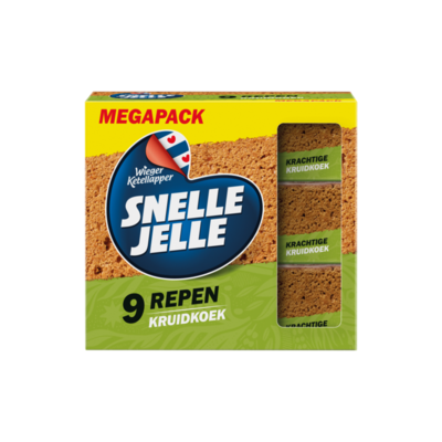 Snelle Jelle Kruidkoek Naturel Mega 9-Pack