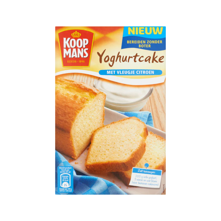 Koopmans Mix voor Yoghurtcake met Vleugje Citroen