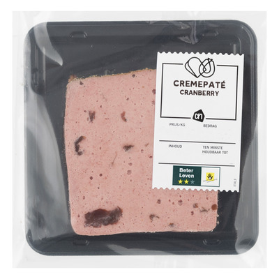 Huismerk Crèmepaté cranberry