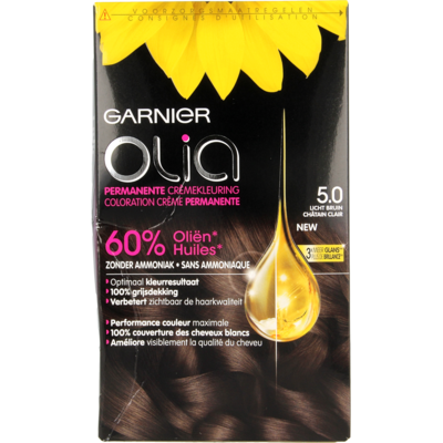 Garnier Olia Permanente Kleuring 5.0 Licht Bruin