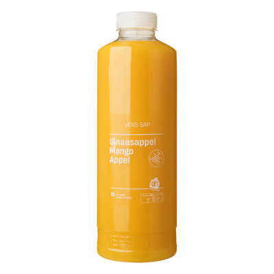 Huismerk Vers sap mango-sinaasappel- appel