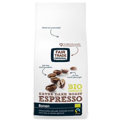 Fairtrade Original Espresso extra dark roast bonen