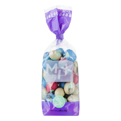 Huismerk Chocolade eitjes melk-puur-wit