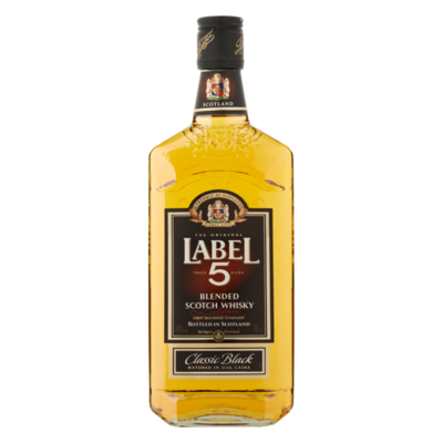 Label 5 Blended Scotch Whisky Classic Black