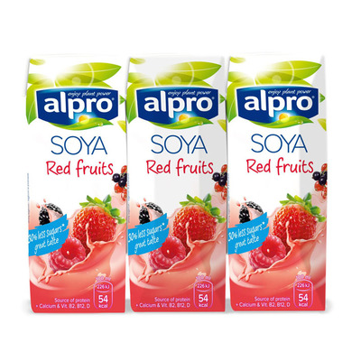 Alpro Sojadrink rode vruchten