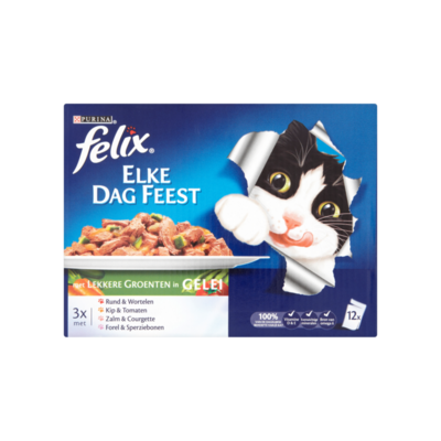 Felix Elke Dag Feest met Lekkere Groenten in Gelei