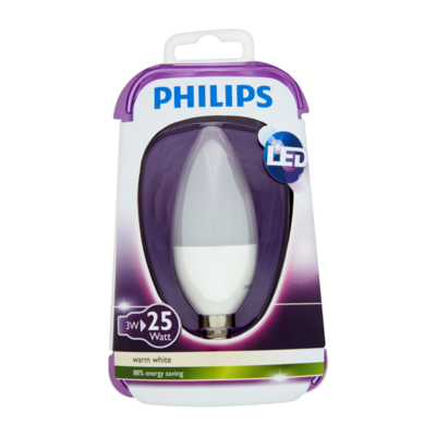 Philips LED Lamp Warm White 4W E