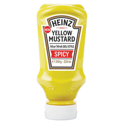 Heinz Yellow mustard spicy