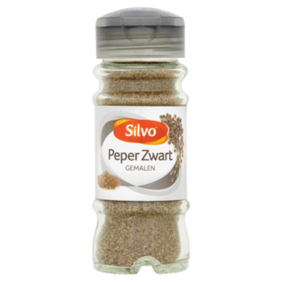 Silvo Peper zwart gemalen