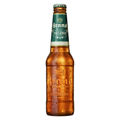 Brand Bier Fles