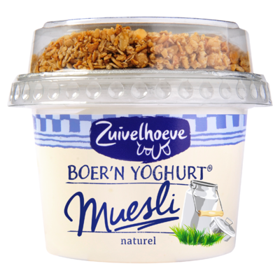 Zuivelhoeve Boer'n Yoghurt Muesli Naturel 170 g