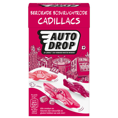Autodrop Rode cadillacs