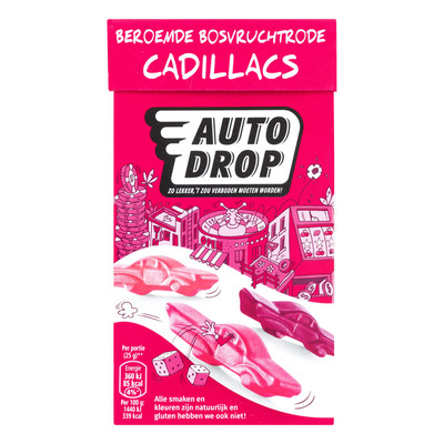 Autodrop Rode cadillacs