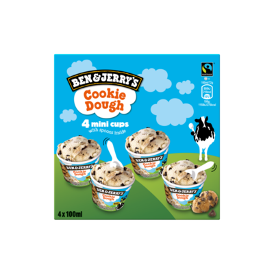 Ben & Jerry's Multipack IJs Cookie Dough