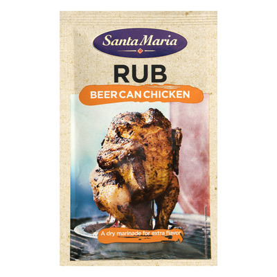 Santa Maria Rub beer can chicken