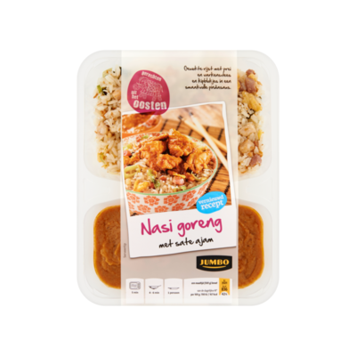 Huismerk Nasi Goreng met Sate Ajam