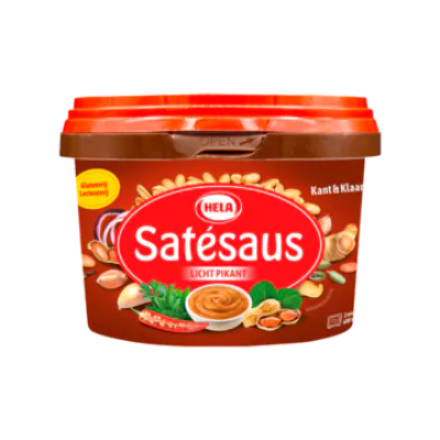 Hela Satésaus Licht Pikant