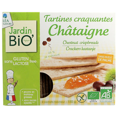 Chataigne crackers kastanje glutenvrij