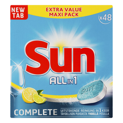 Sun Vaatwastabletten all in 1 citroen