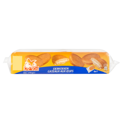 De Vos Eierkoeken 6 Stuks