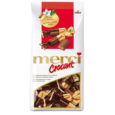 Merci Crocant, Melkchocolade Met Hazelnoot-caramelvulling 200 Gram