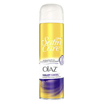 Gillette Satin care & olaz violet swirl scheergel