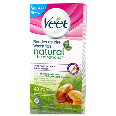 Veet Koude wasstrips naturals