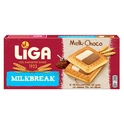 Liga Milkbreak biscuits duo melk-choco