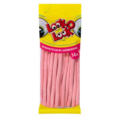 Look o Look Dynamiet staafjes aardbeismaak