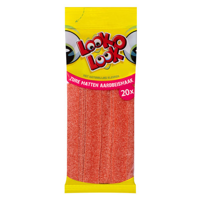Look o Look Zure matten aardbeismaak