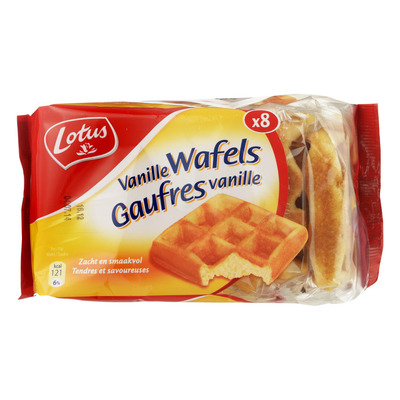 Lotus Vanille wafels 8 stuks